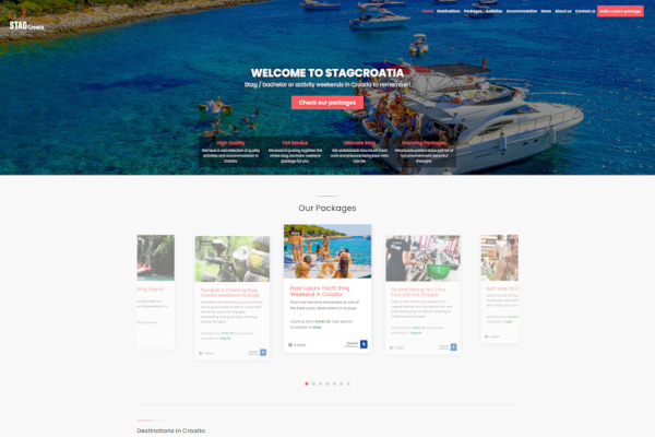 Stag in Croatia | Razvoj web aplikacija